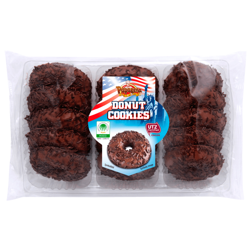 Papagena Donut Cookies Cocoa 300g
